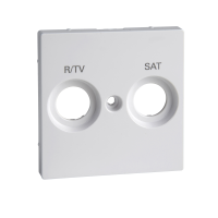 Cen.p.ant.sock.out R-TV/Sat TPb aw SysM, MTN299825, WIRING DEVICES, MERTEN, WD RANGES FLUSH, WHITE AND PW (T0) - SCHNEIDER ELECTRIC (pavadinimas tikslinamas)