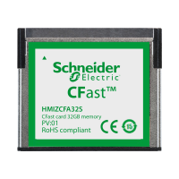 CFast card 32GB memory stem, HMIZCFA32S, HUMAN-MACHINE INTERFACE, PERFORMANCE PC, HMI HARDWARE SERVICES - SCHNEIDER ELECTRIC (pavadinimas tikslinamas)