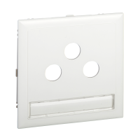 CYB-BK9 apdaila R+TV+SAT balta, 5970110, INSTALLATION SYSTEMS, CYB FOR TRUNKING, DEDICATED WIRING DEVICES OPTIMUM - SCHNEIDER ELECTRIC (pavadinimas tikslinamas)