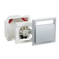 CYB-PB 1-polis perjungik lis aliuminio spalva, 5980054, INSTALLATION SYSTEMS, CYB FOR TRUNKING, DEDICATED WIRING DEVICES OPTIMUM - SCHNEIDER ELECTRIC (pavadinimas tikslinamas)