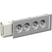 CYB-PS 2x double slave lu metallic, 5940043, INSTALLATION SYSTEMS, CYB FOR TRUNKING, DEDICATED WIRING DEVICES OPTIMUM - SCHNEIDER ELECTRIC (pavadinimas tikslinamas)