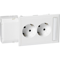 Lizdas p/t dvigubas su vieta markiravimui ir gnybtu 16A 250V Thorsman - SCHNEIDER ELECTRIC