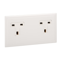 CYB-PU twin unswitched, 5961235, INSTALLATION SYSTEMS, CYB FOR TRUNKING, DEDICATED WIRING DEVICES OPTIMUM - SCHNEIDER ELECTRIC (pavadinimas tikslinamas)