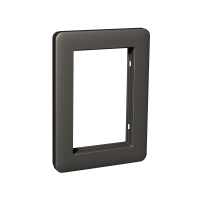 Exxact frame dso w fro Primo anthracit, WDE003100, WIRING DEVICES, EXXACT, ELECTROMECHANICAL INSERTS - SCHNEIDER ELECTRIC (pavadinimas tikslinamas)