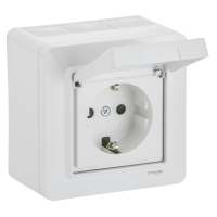 Exxact sso complete su ce IP44 white, WDE002978, WIRING DEVICES, EXXACT, ELECTROMECHANICAL INSERTS - SCHNEIDER ELECTRIC (pavadinimas tikslinamas)