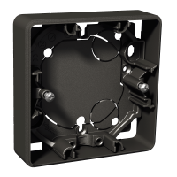 Exxact surface box 1-g 21mm IP21 anth, WDE003351, WIRING DEVICES, EXXACT, ELECTROMECHANICAL INSERTS - SCHNEIDER ELECTRIC (pavadinimas tikslinamas)