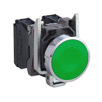 GREEN FLUSH PUSHBUTTON O 1NC SCREW CLA, XB4BA35, CONTROL & SIGNALLING, PUSH BUTTONS, PILOT LIGHTS & CONTROLS, DIA 22 METAL - SCHNEIDER ELECTRIC (pavadinimas tikslinamas)