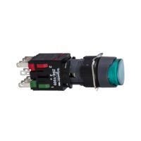 GREEN ILLUMINATED PUSHBUT TO N DIAM 16 P, XB6AE3B5B, CONTROL & SIGNALLING, PUSH BUTTONS, PILOT LIGHTS & CONTROLS, DIA 16 PLASTIC MODULAR - SCHNEIDER ELECTRIC (pavadinimas tikslinamas)