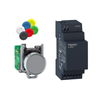 Harmony XB4R. Belaidis ir be maitinimo elementu D-22, XB4RFB01, CONTROL & SIGNALLING, DEDICATED COMMAND & SIGNALLING UNITS, DIA 22 METAL - SCHNEIDER ELECTRIC (pavadinimas tikslinamas)