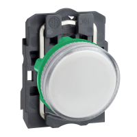 Harmony XB5. Sukomplektuota indikacine lempute. D-22, XB5AV61, CONTROL & SIGNALLING, PUSH BUTTONS, PILOT LIGHTS & CONTROLS, DIA 22 PLASTIC - SCHNEIDER ELECTRIC (pavadinimas tikslinamas)