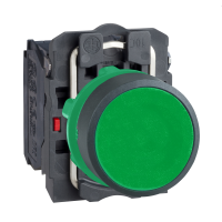 Harmony XB5. Sukomplektuotas mygtukas. D-22 mm. Korp, XB5AA35, CONTROL & SIGNALLING, PUSH BUTTONS, PILOT LIGHTS & CONTROLS, DIA 22 PLASTIC - SCHNEIDER ELECTRIC (pavadinimas tikslinamas)