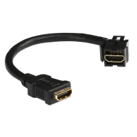HDMI CABLE L=20 CM KEY NE/FEMALE, INS64220, INSTALLATION SYSTEMS, THORSMAN, PRE-WIRED PRODUCTS - SCHNEIDER ELECTRIC (pavadinimas tikslinamas)