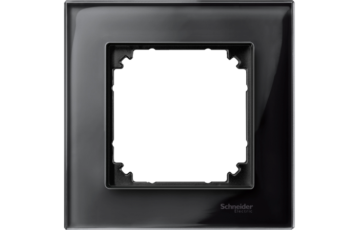 Rėmelis viengubas stiklas juodo onikso M-ELEGANCE MERTEN - SCHNEIDER ELECTRIC