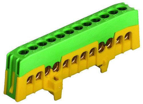Gnybtas 12x16mm2 geltonai žalias izoliuotas PSLK 1216 - PROTEC