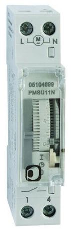 Laikrodis mechaninis paros 16A 1 modulio PMSU11N - PROTEC