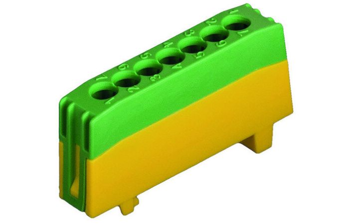 Gnybtas 7x16mm2 geltonai žalias izoliuotas PSLK 716 - PROTEC