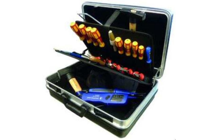 Rinkinys lagaminas su įrankiais PLK26 [rinkinyje 25 vnt.] - PROTEC