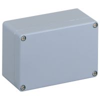 Dėžutė v/t [125x80x57] IP66 iQ tuščia aliumininė pilka AL1308-6 - SPELSBERG
