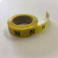 Izoliacija su simboliu "N" 12mmx10m geltona - HELLERMANN TYTON