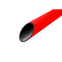 Vamzdis lygus D110/96.8 1250N/20cm raudonas klojimui prastūmimo būdu EVOCAB STING [6m] - EVOPIPES
