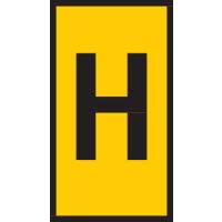 Markiruotė "H" laidui užspaudžiama 0.15-0.75mm2 WIC0 [pak. po 200 vnt.] - HELLERMANN TYTON
