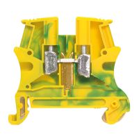 Gnybtas 2.5mm2/5mm geltonai žalias ant bėgelio Viking3 - LEGRAND