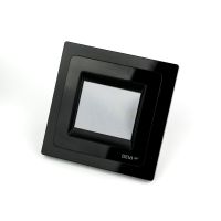 Termostatas grindų ir patalpų jutikliu 16A IP21 DEVIreg Touch, juodas - DEVI