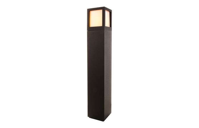 Stulpelis 1x20W E27 IP44 110x110mm H-650mm antracito spalvos FACADO A+B - DEKO LIGHT