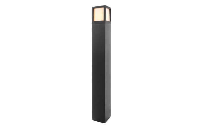 Stulpelis 1x20W E27 IP44 110x110mm H-1000mm antracito spalvos FACADO A+B - DEKO LIGHT