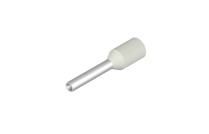 Antgalis gilzinis izoliuotas 0.75mm2 baltas L-8mm H0.75/14 W [pak. po 500vnt.] - WEIDMULLER