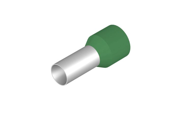 Antgalis gilzinis izoliuotas 16mm2 žalias L-12mm H16.0/22 GN [pak. po 100 vnt.] - WEIDMULLER