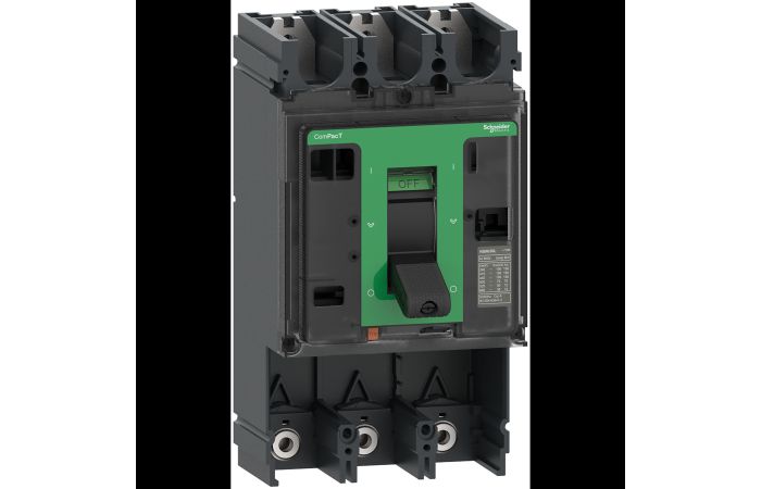 Automatas 3P 400A 36kA be apsaugos modulio NSX400F ComPacT - SCHNEIDER ELECTRIC