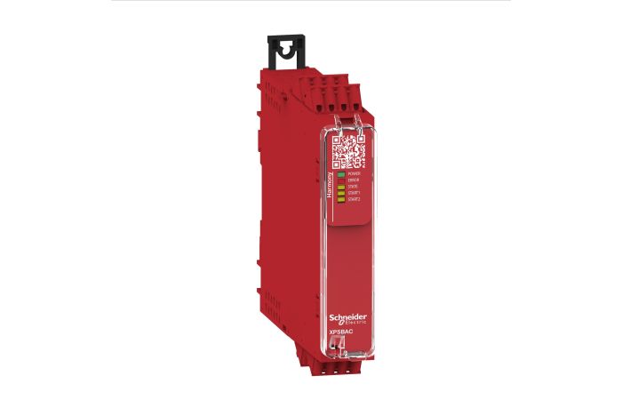 Relė saugos 4no+1nc 24V AC/DC užspaudžiami kontaktai XPSBAC Harmony - SCHNEIDER ELECTRIC