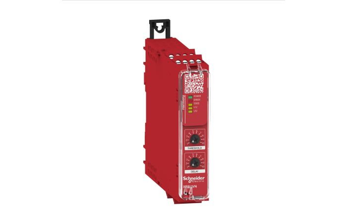 Modulis saugos nulinio greičio aptikimui 24V AC/DC varžtiniai kontaktai XPSUVN Harmony - SCHNEIDER ELECTRIC