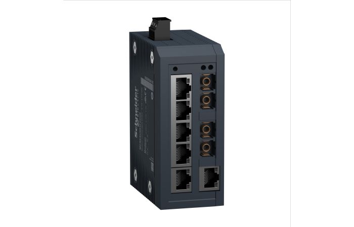Komutatorius 6xRJ45 Kat.5e 2xSC MM Duplex Ethernet TCP/IP Modicon - SCHNEIDER ELECTRIC
