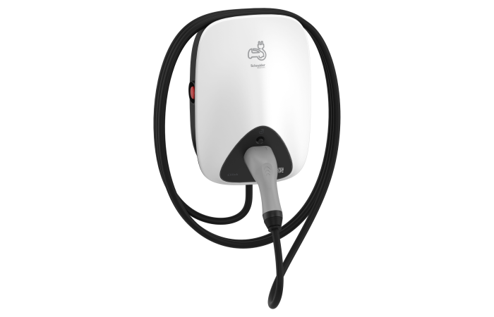 Stotelė įkrovimo montuojama 11kW 16A 400V T2 su kabeliu 5m EVlink Home - SCHNEIDER ELECTRIC