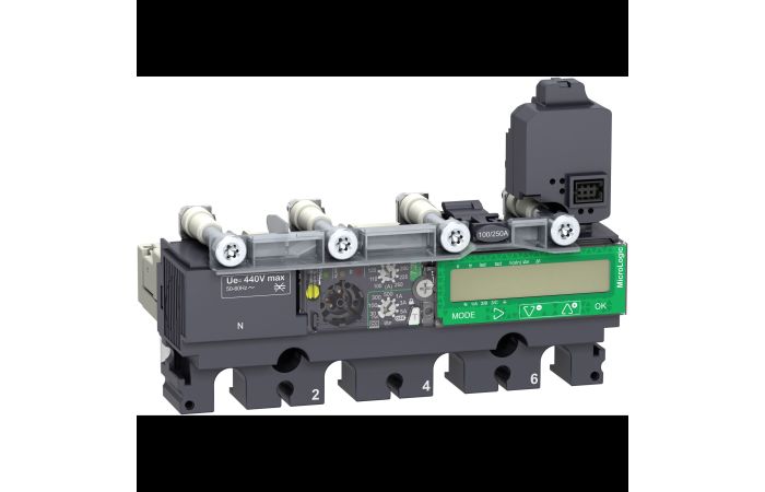 Apsaugos modulis NSX100 A C 4P4D 40A 7.2E-AL, C1047A040, LV POWER CIRCUIT BREAKERS AND SWITCHES, MCCB OPTIMUM OFFER, COMPACT NSX - SCHNEIDER ELECTRIC (pavadinimas tikslinamas)