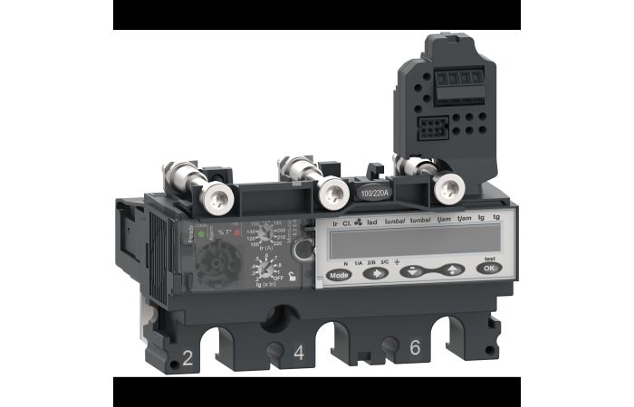 Apsaugos modulis NSX160 A C 3P3D 150A 6.2EM, C1636M150, LV POWER CIRCUIT BREAKERS AND SWITCHES, MCCB OPTIMUM OFFER, COMPACT NSX - SCHNEIDER ELECTRIC (pavadinimas tikslinamas)