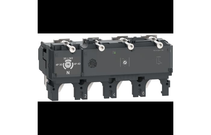 Apsaugos modulis NSX630 A C 4P4D 500A 1.3M, C6341M500, LV POWER CIRCUIT BREAKERS AND SWITCHES, MCCB OPTIMUM OFFER, COMPACT NSX - SCHNEIDER ELECTRIC (pavadinimas tikslinamas)