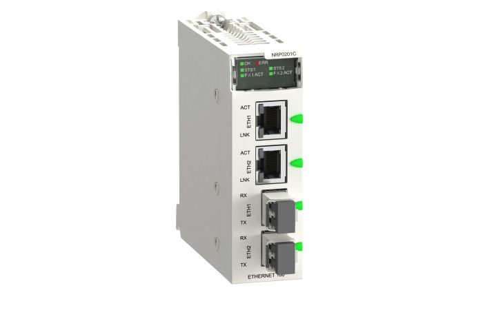 C Fiber Converter SM/L CH 100Mb, BMXNRP0201C, AUTOMATION CONTROLLERS, SYSTEM-ORIENTED PLCS, ADVANTYS STB & ETB & X80 - SCHNEIDER ELECTRIC (pavadinimas tikslinamas)