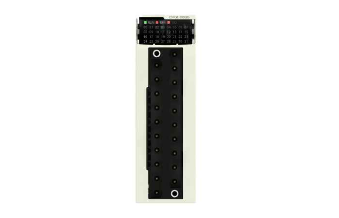 Dig 8Q Relay 125 VDC 0.3A, BMXDRA0804T, AUTOMATION CONTROLLERS, SYSTEM-ORIENTED PLCS, ADVANTYS STB & ETB & X80 - SCHNEIDER ELECTRIC (pavadinimas tikslinamas)