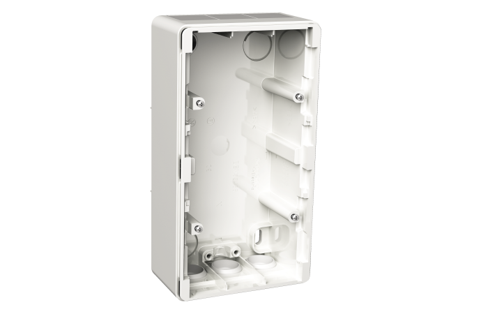 Dėžutė v/t [156x85x35] dviguba balta IP44 Exxact - SCHNEIDER ELECTRIC