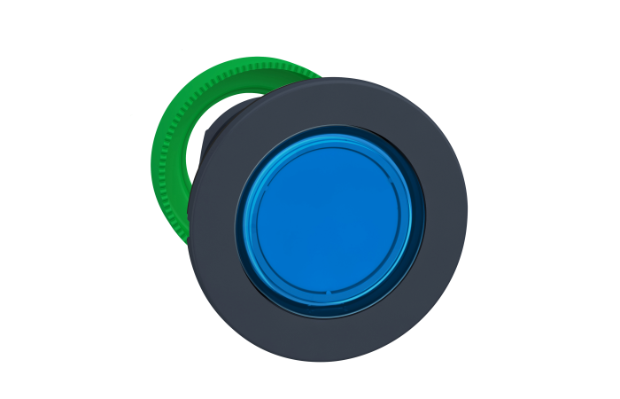 FLUSH MOUNTED BLUE PIL LIGHT HEAD FOR, ZB5FV063, CONTROL & SIGNALLING, PUSH BUTTONS, PILOT LIGHTS & CONTROLS, DIA 22 PLASTIC - SCHNEIDER ELECTRIC (pavadinimas tikslinamas)