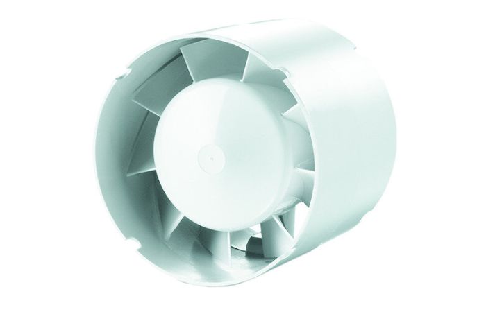 Ventiliatorius kanalinis 100mm 107m3/val. 36dB(A) 14W 230V IPX4 PRLK100 - PROTEC