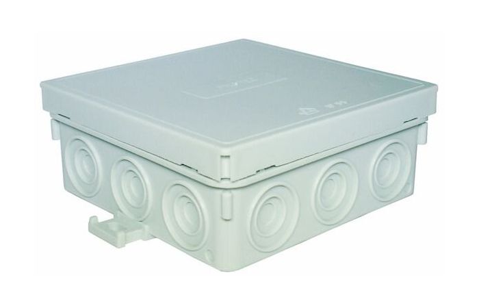 Dėžutė v/t [100x100x42] IP54 tuščia pilka be halogenų PFRAD - PROTEC