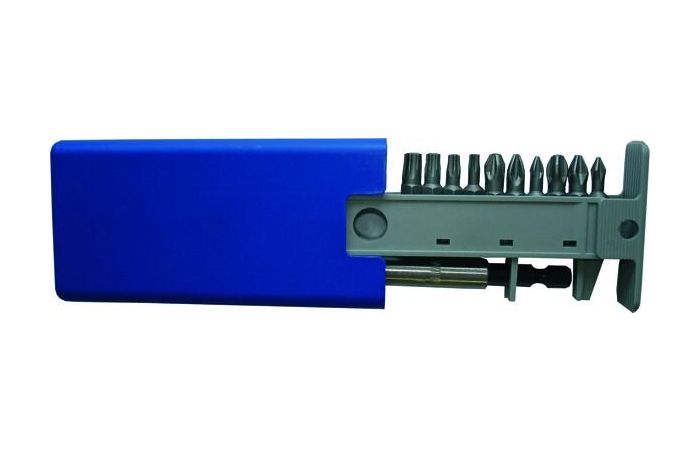 Rinkinys antgalių PH1-PH3, PZ1-PZ3, T15-T30, Pro Bit Box [rinkinyje 11 vnt.] - PROTEC