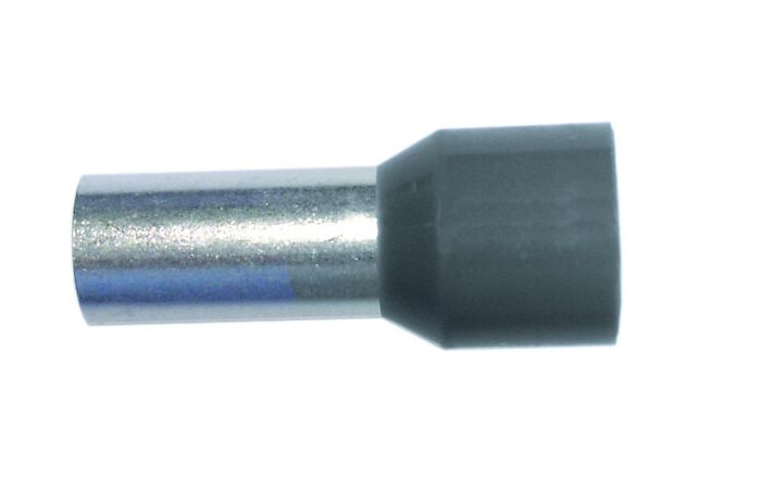 Antgalis gilzinis izoliuotas 0.75mm2 Cu pilkas L-8mm [500] - PROTEC