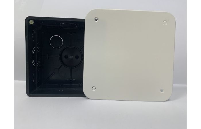 Dėžutė p/t [100x100x48] su dangteliu be halogenų PAZK - PROTEC