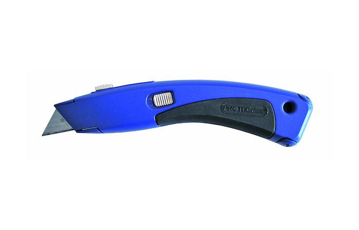 Peilis su trapecine geležte metaliniu korpusu PSHM - PROTEC