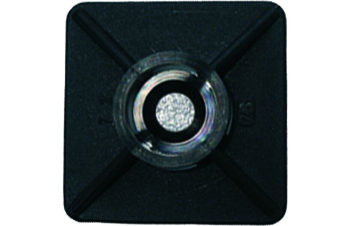 Laikiklis dirželiui 27x27mm klijuojamas juodas PKB-BS [100] - PROTEC